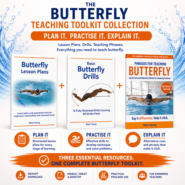 Butterfly Teaching Toolkit with lesson plans, drills and teaching phrases for swimming teachers