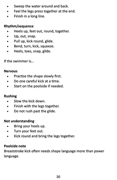 The Swimming Teacher’s Phrase Book - Quick Cues and Alternative Phrases for When Swimmers Get Stuck