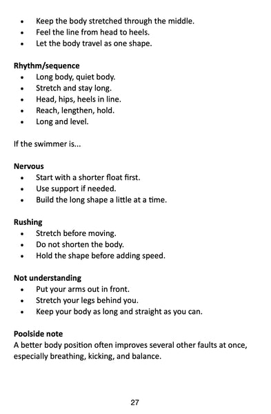 The Swimming Teacher’s Phrase Book - Quick Cues and Alternative Phrases for When Swimmers Get Stuck
